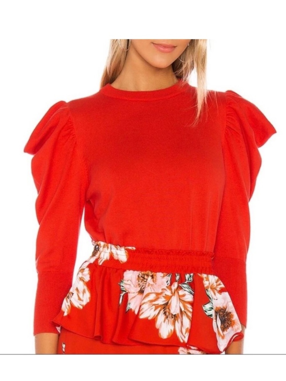 MISA Los Angeles Red Guthrie Sweater Size XS